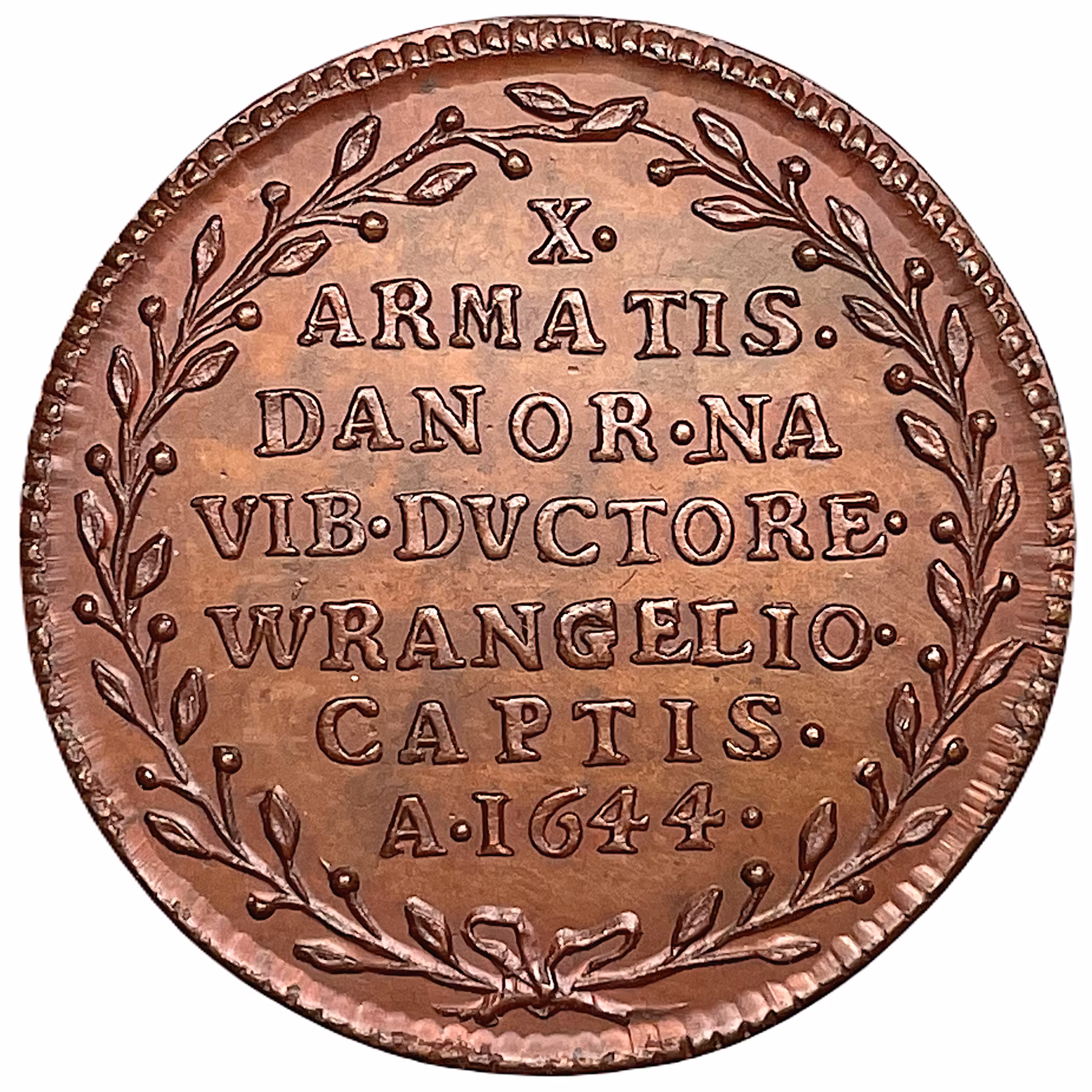 Kristina - Svenska flottans seger, under Carl Gustaf Wrangels befäl, över den danska vid Femern den 13 oktober 1644 - Karlsteens 2:a regentlängd
