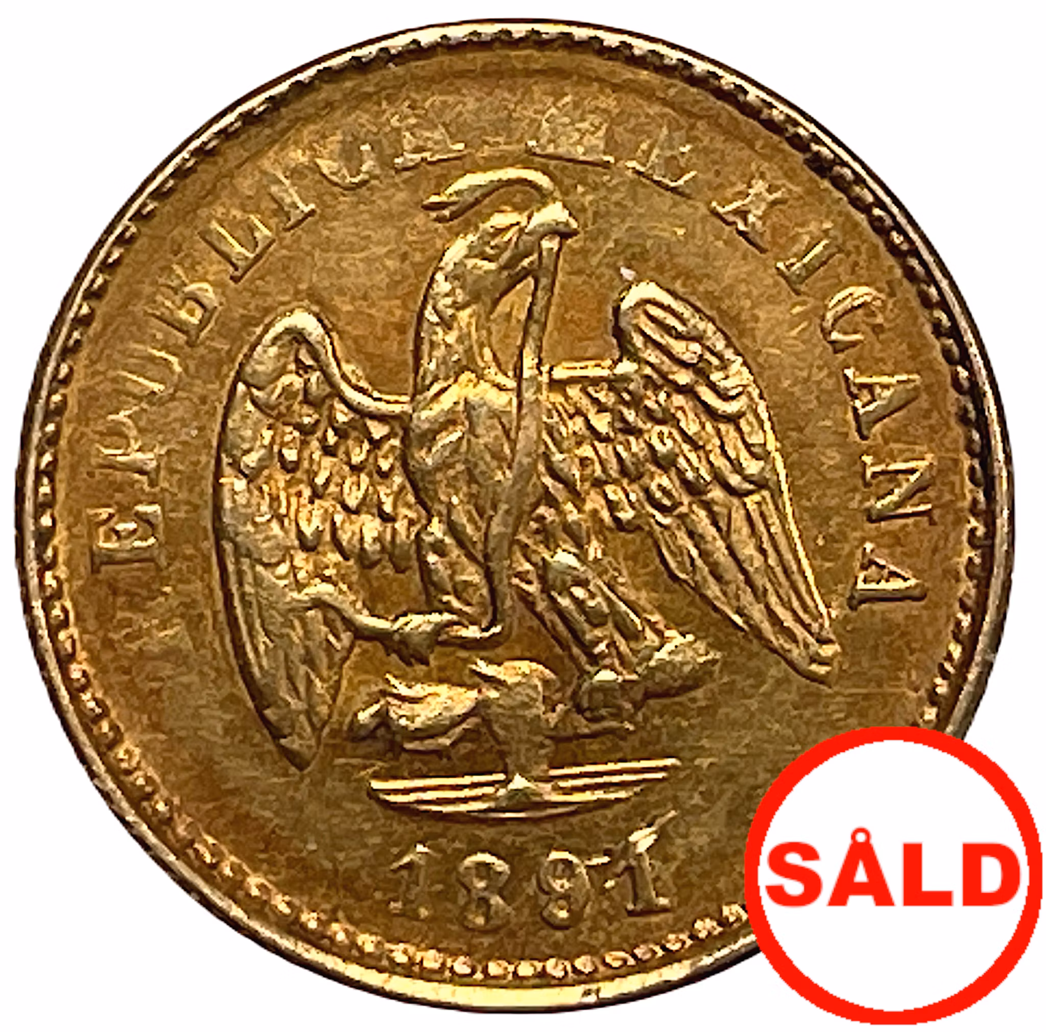 Mexiko - 1 Peso 1891