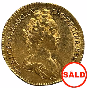 Ulrika Eleonora - Dukat 1719 - Ett underbart vackert exemplar
