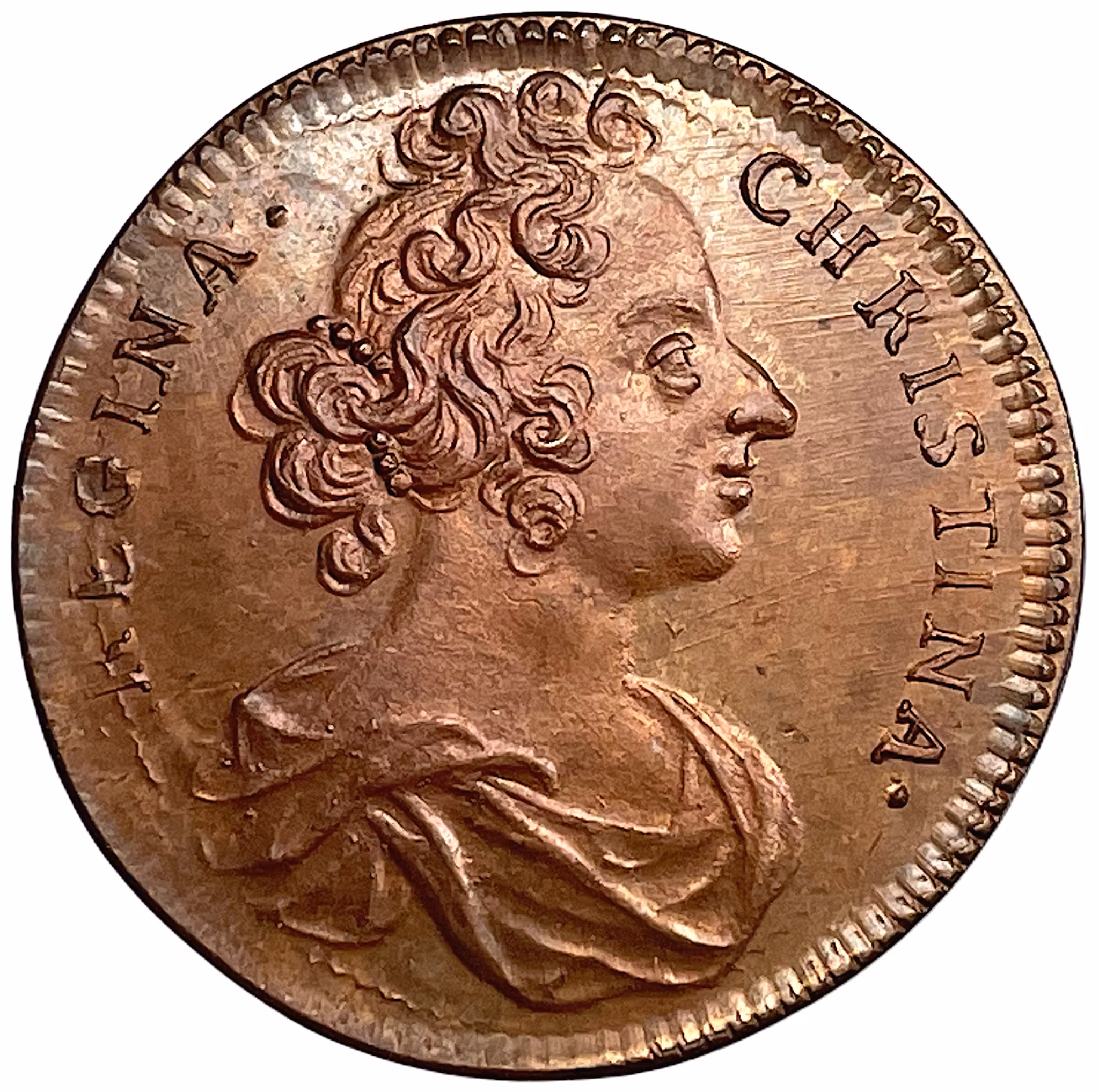 Kristina - Fred med Danmark slöts i Brömsebro den 13 augusti 1645 - Karlsteens 2:a regentlängd