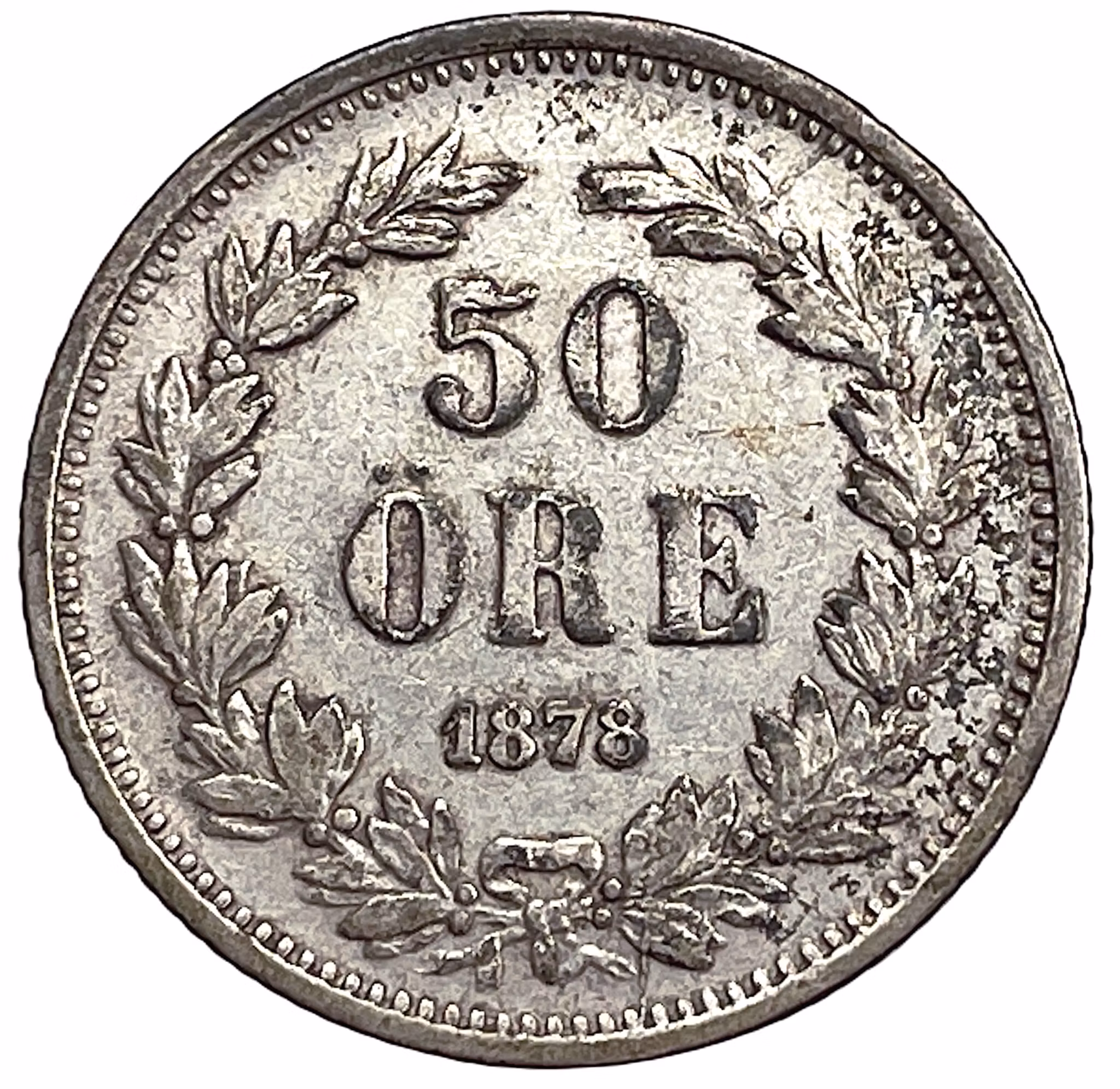 Oskar II - 50 Öre 1878