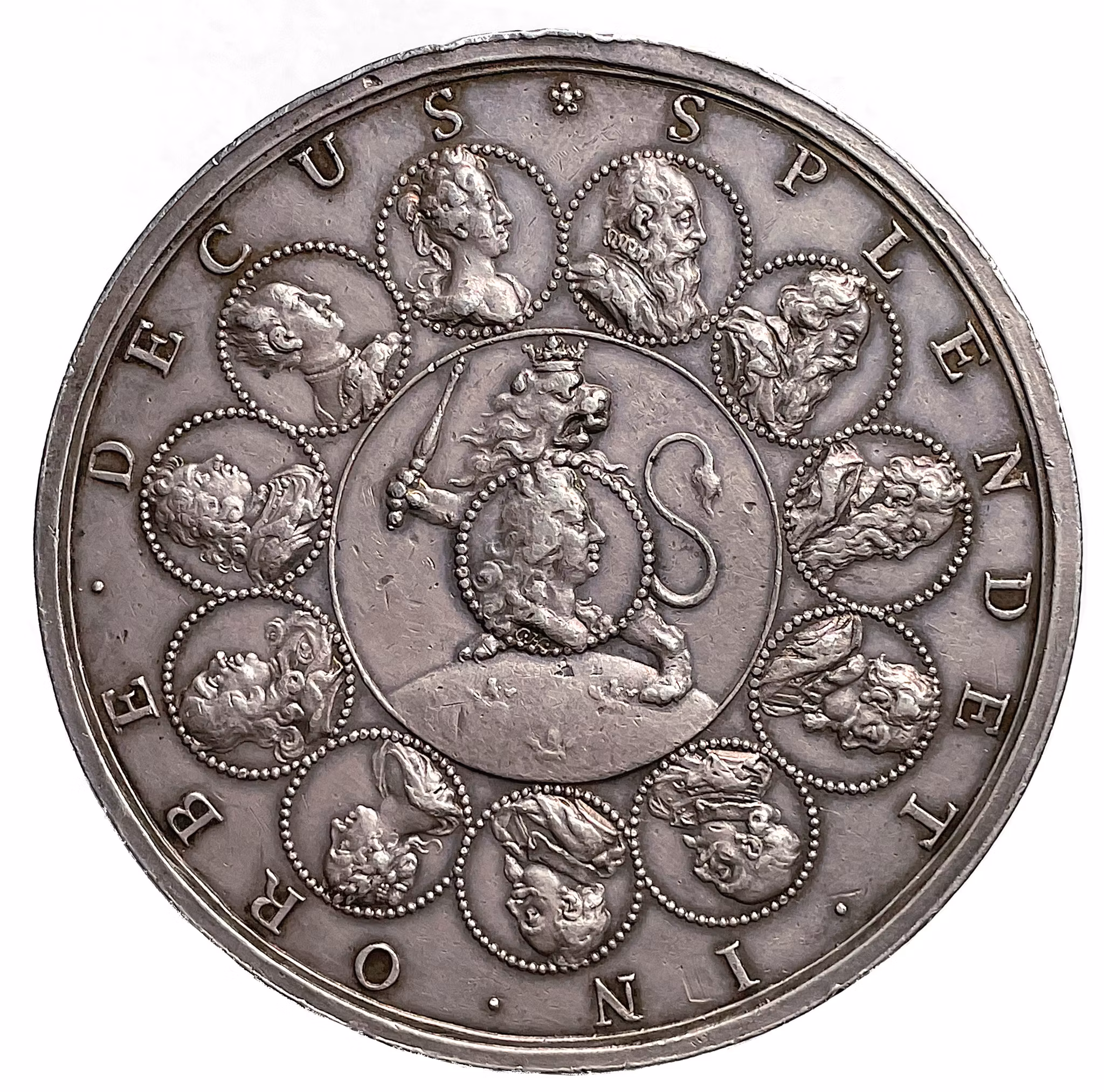 Fredrik I & Ulrika Eleonora Kungahusets ära 1723 av Johann Carl Hedlinger