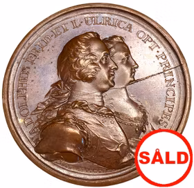 Adolf Fredrik - Gustav (III):s födelse 1746 av Daniel Fehrman - RAR