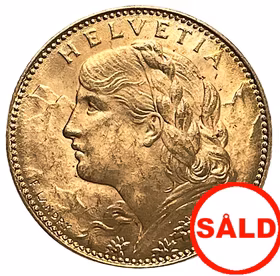 Schweiz - 10 Francs 1922