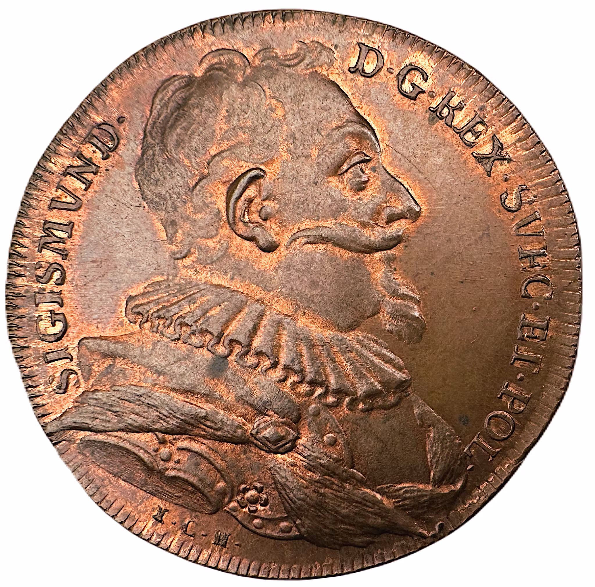 Sigismund av Johann Carl Hedlinger  - Hedlingers regentlängd - Nr 47