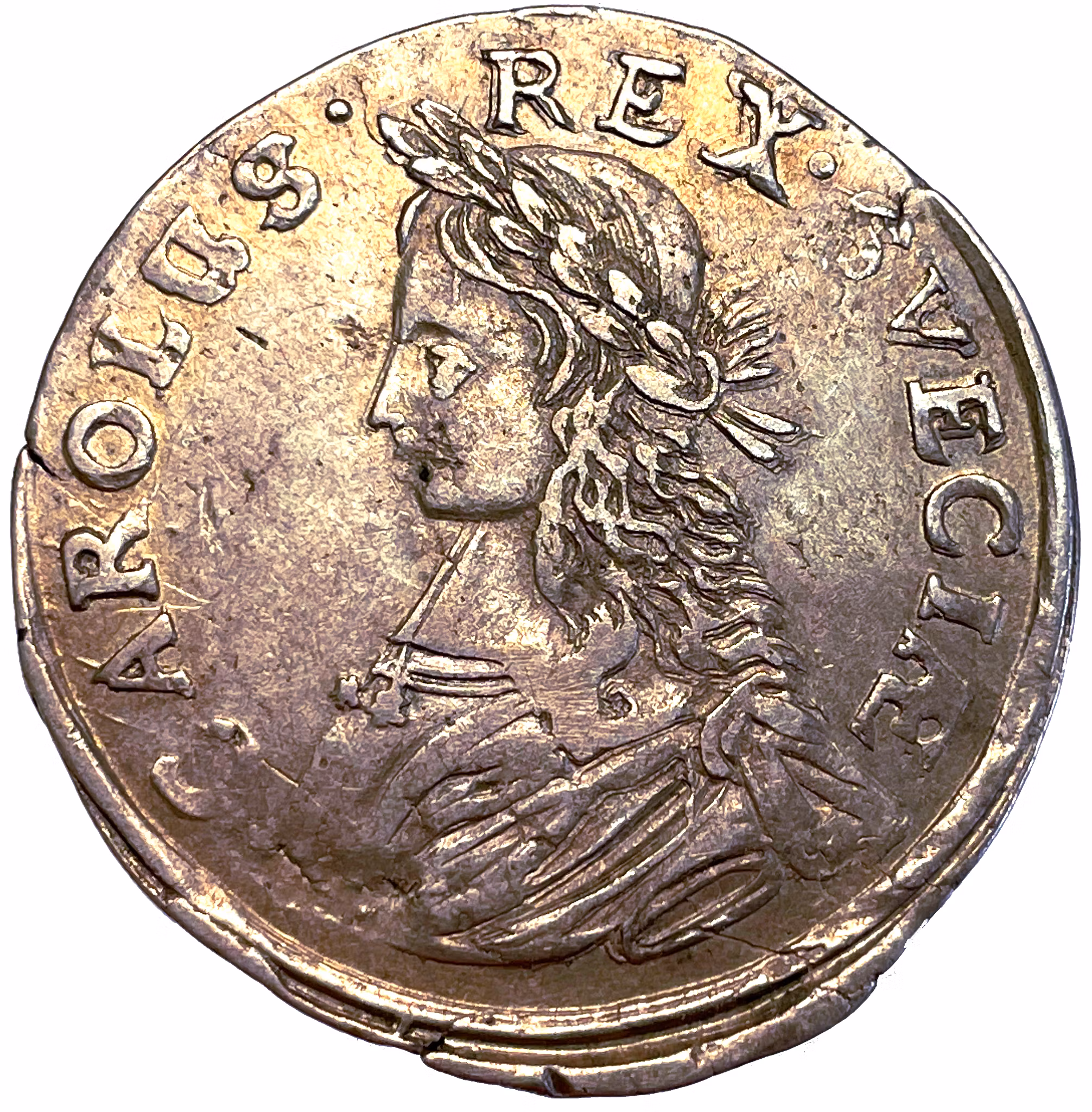 Karl XI, 2 Mark 1662 - Ett tilltalande exemplar av denna tidiga och sällsynta typ