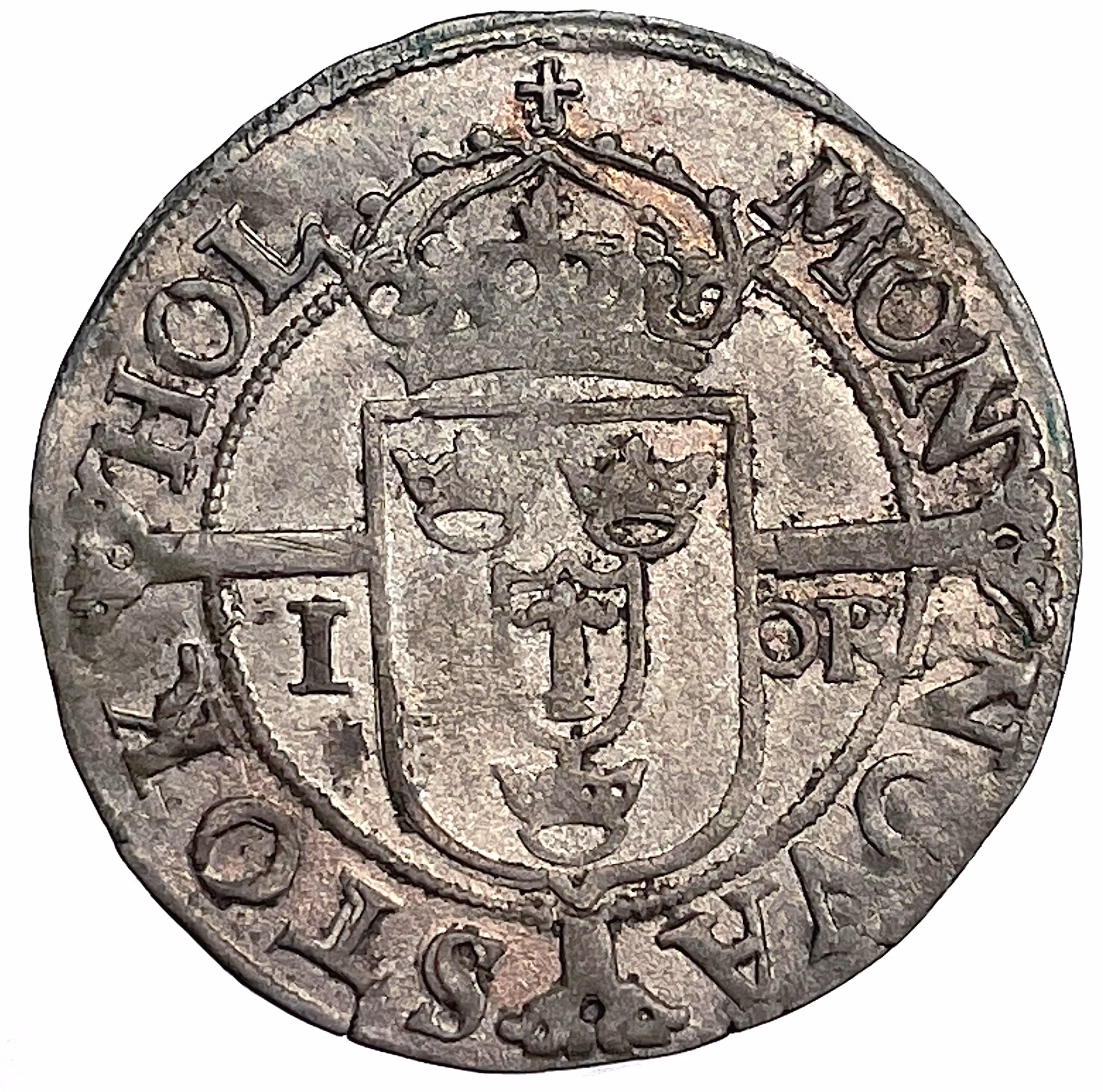 Johan III - 1 Öre 1575 - Vackert exemplar med präglingsglans, med "IOHANNES",