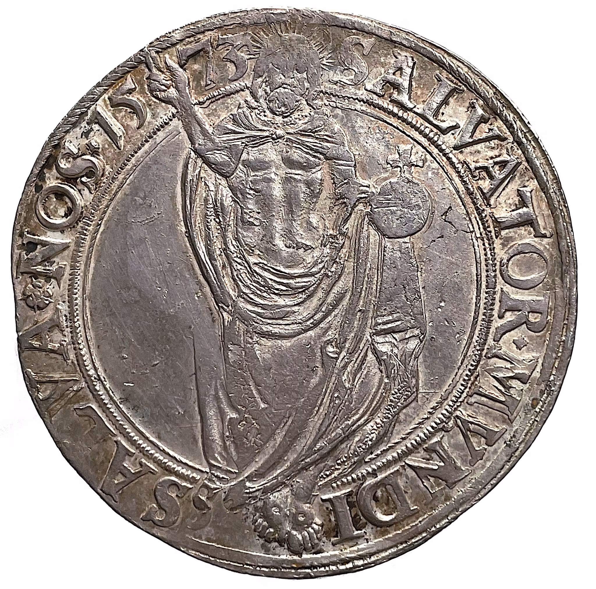 Johan III - Daler 1573 - Ett vackert tekniskt ocirkulerat exemplar med full präglingsglans