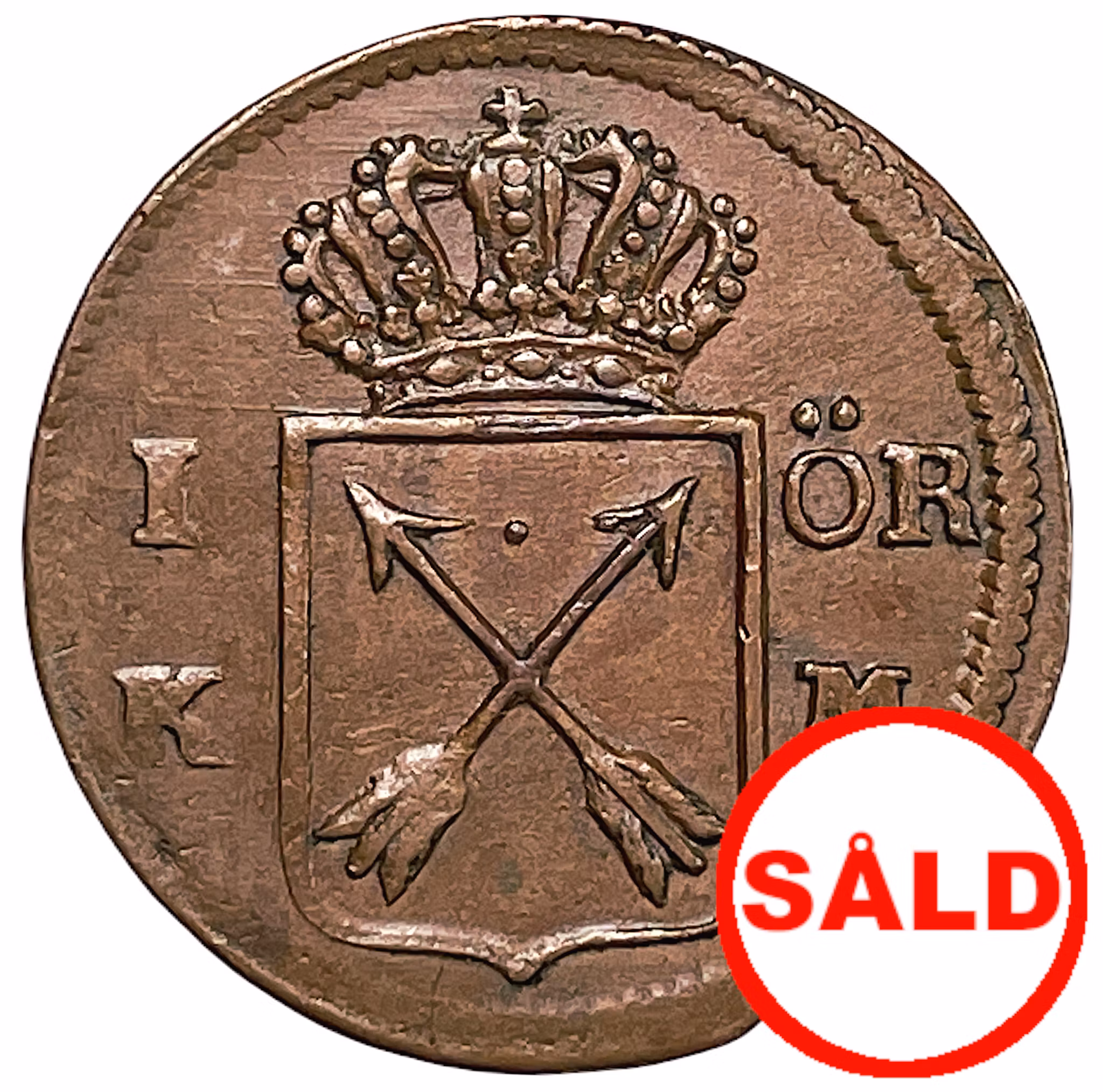 Fredrik I - Avesta - 1 Öre KM 1749 - Vackert exemplar