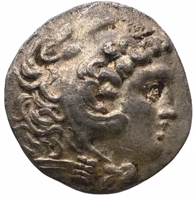 Alexander den store 336-323 f.Kr - Vacker tetradrachm i hög relief och med fin lyster
