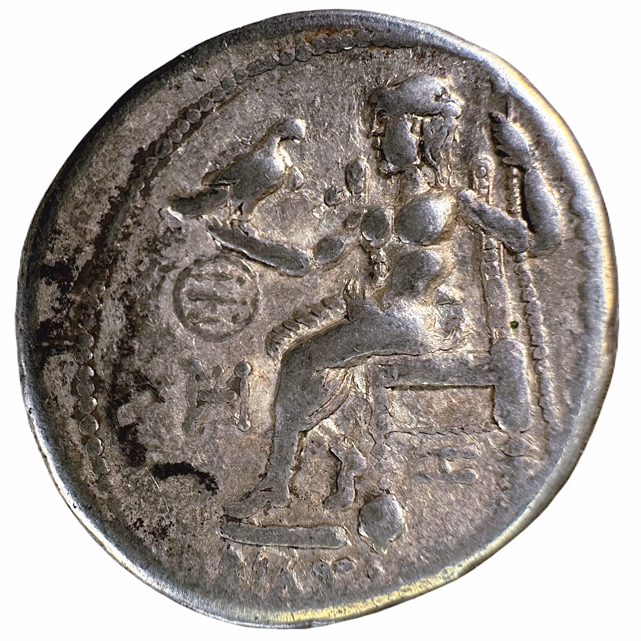 Alexander den store 336-323 f.Kr  - Vacker tetradrachm i hög relief och med fin lyster.