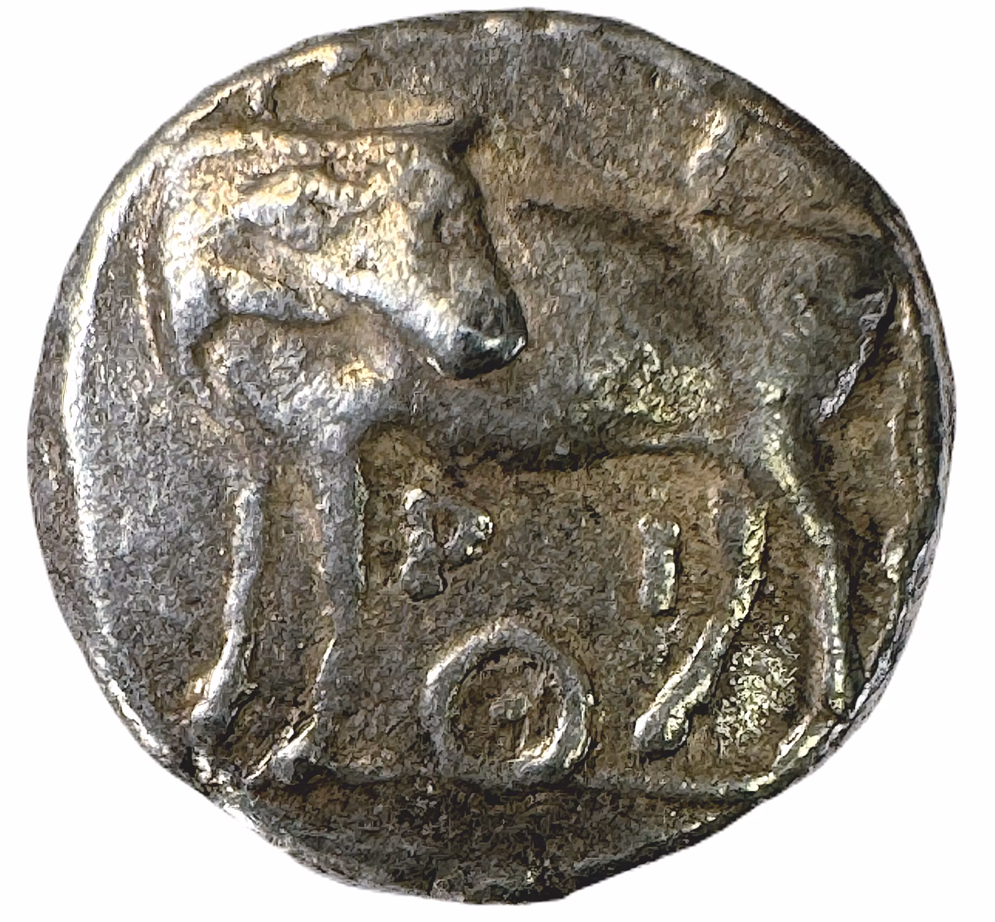 Mysien, Parion, Hemidrachm 300-talet f-Kr - Vackert exemplar med lyster - SÄLLSYNT