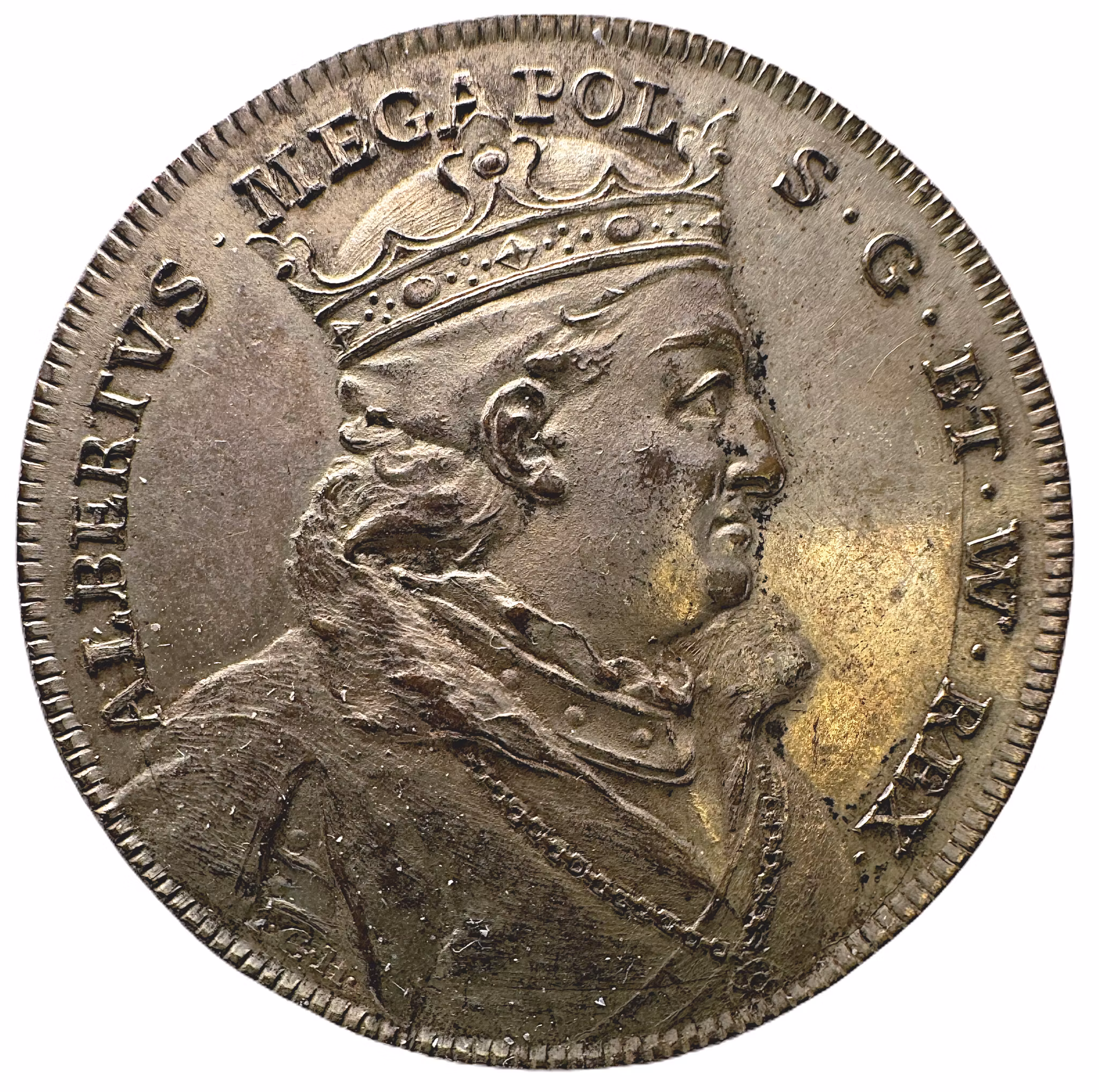 Albrekt av Mecklenburg av Johann Carl Hedlinger - Ur Hedlingers regentlängd nr 33