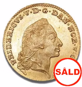 Danmark, Frederik V, Kurantdukat 1759 - OCIRKULERAT TOPPEXEMPLAR