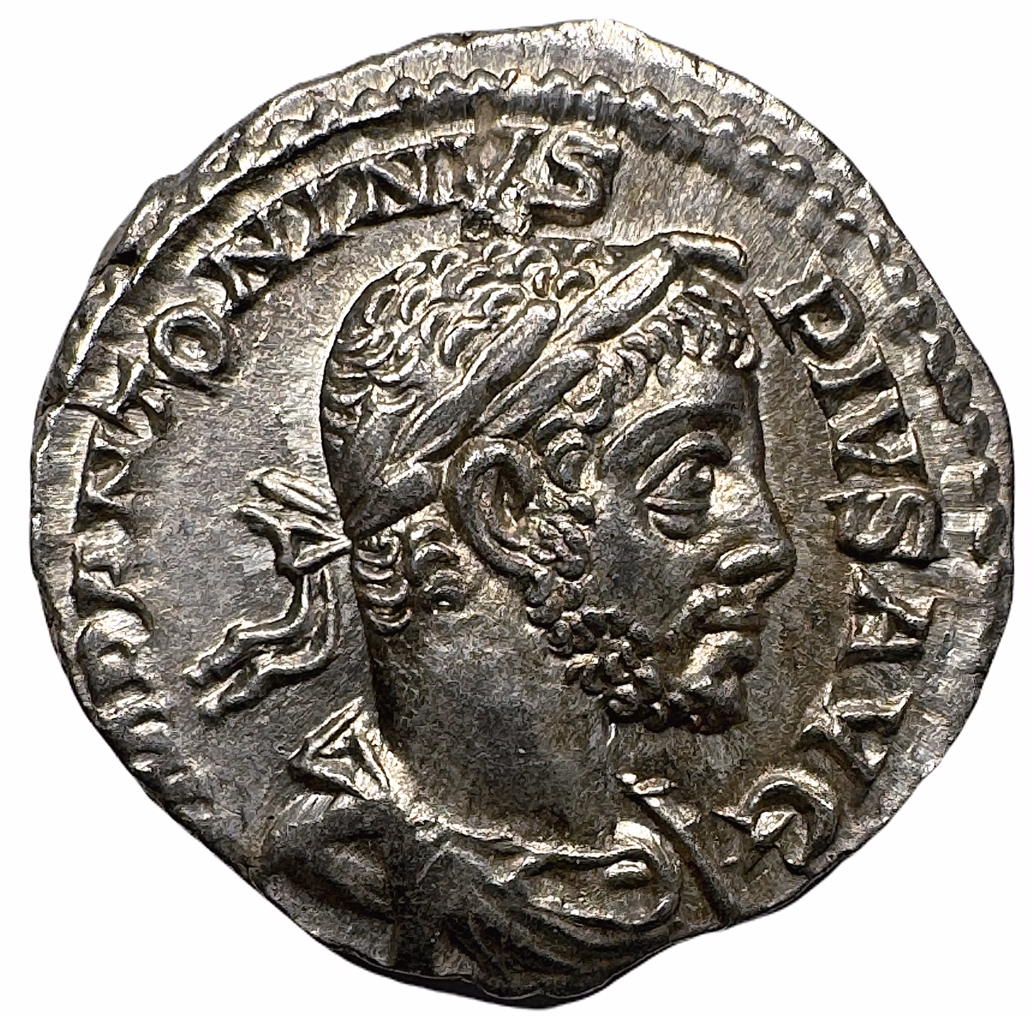 Elagabalus 218-222 e.Kr - Denar - Ett underbart ocirkulerat exemplar med detaljerad bild i hög relief