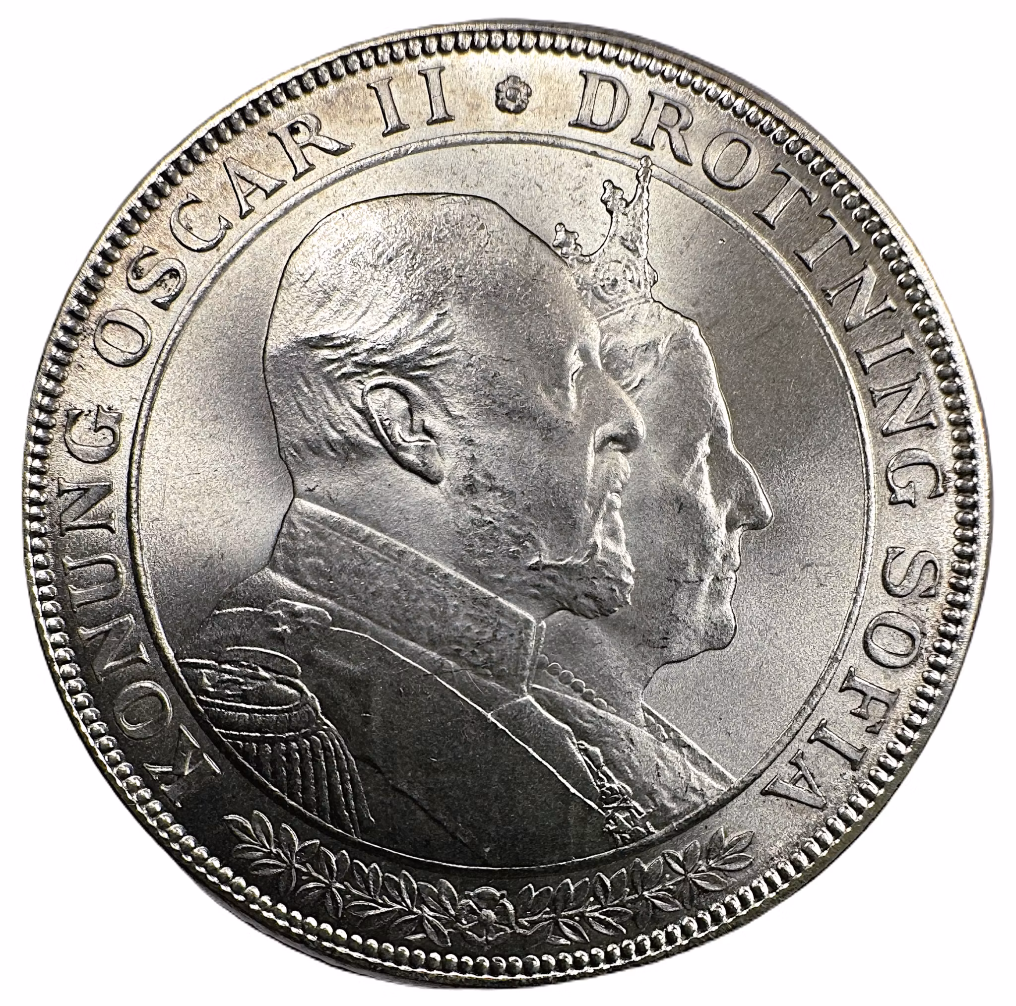 Oskar II och Sofias guldbröllop 1857-1907 - Ett extremt toppexemplar ur Christians Hamrins samling