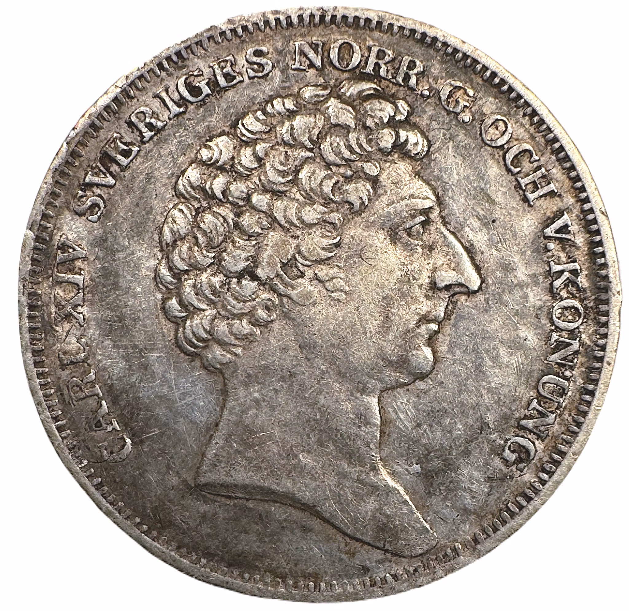 Karl XIV Johan - 1/4 Riksdaler Specie 1830 med punkt efter Sp