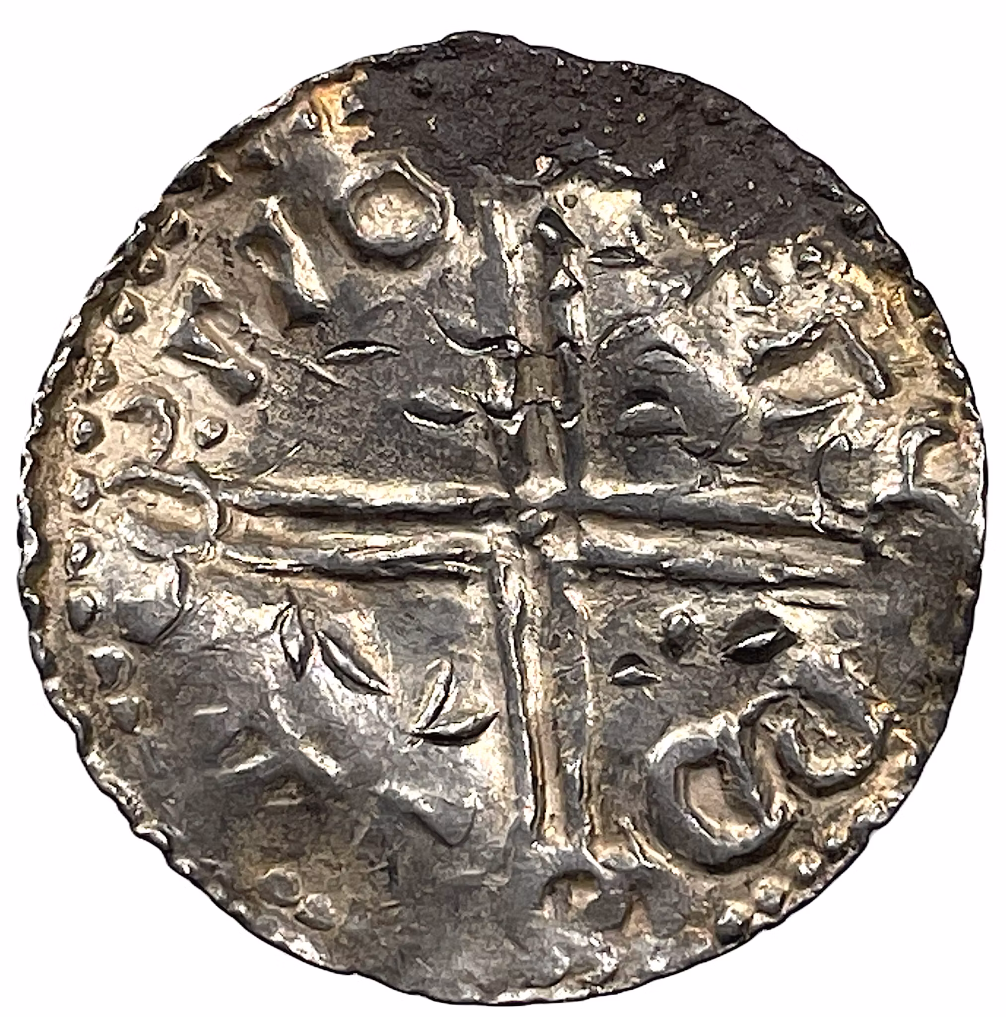 Olof Skötkonung 995-1022, Penning Long Cross - MYCKET SÄLLSYNT - RR