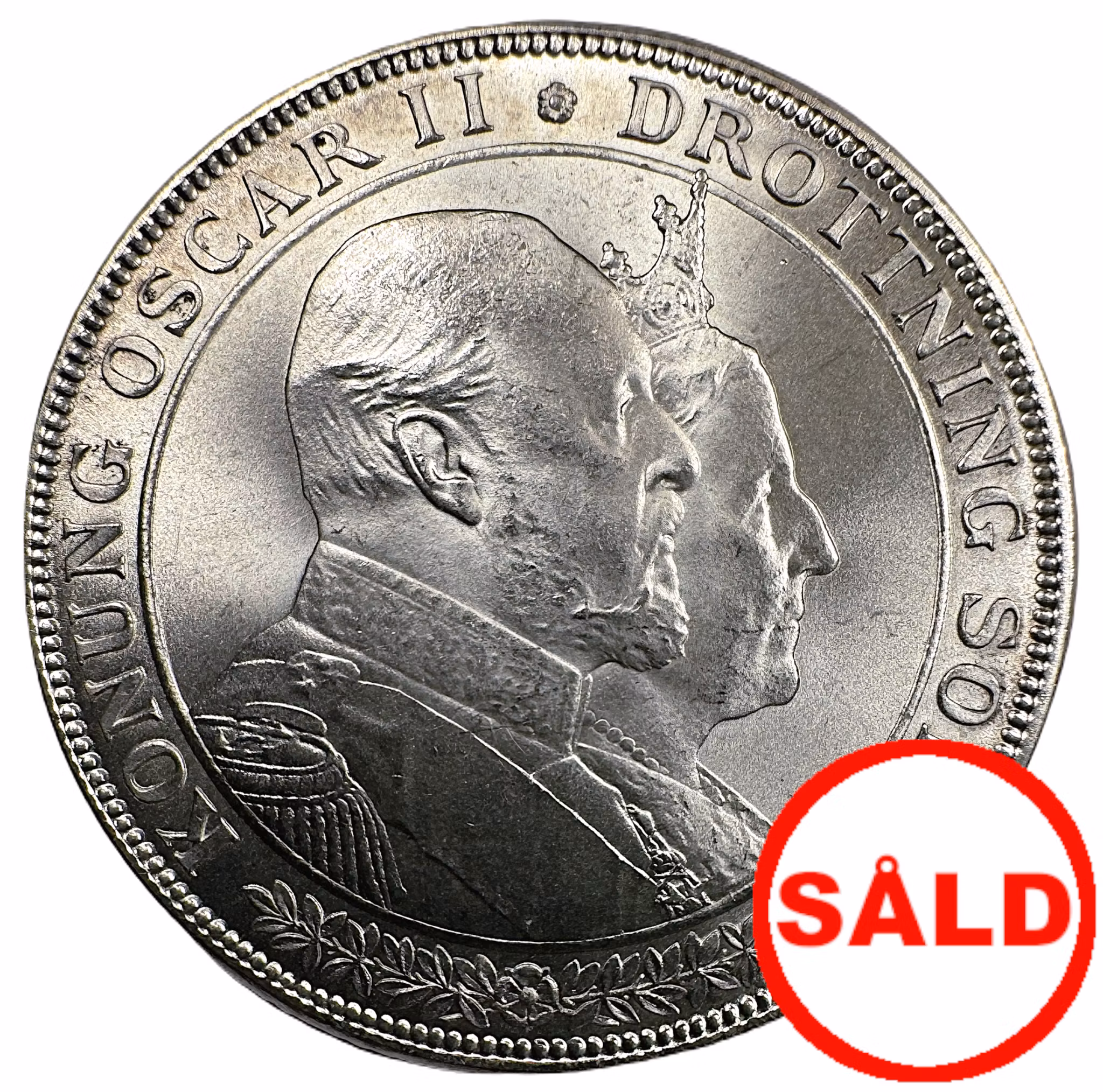 Oskar II och Sofias guldbröllop 1857-1907 - Ett extremt toppexemplar ur Christians Hamrins samling