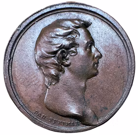 Johan Carl Hedlinger (1691-1771) graverad av Daniel Fehrman 1745 då han efterträdde sin lärare Hedlinger på Myntverket - Synnerligen sällsynt