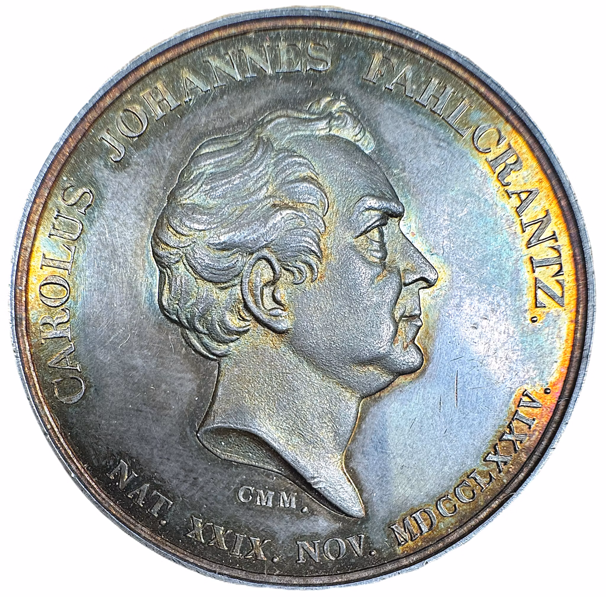 Professor C. J. Fahlcrantz av Mellgren 1837 - PRAKTEXEMPLAR - Det svenska landskapsmåleriets fader