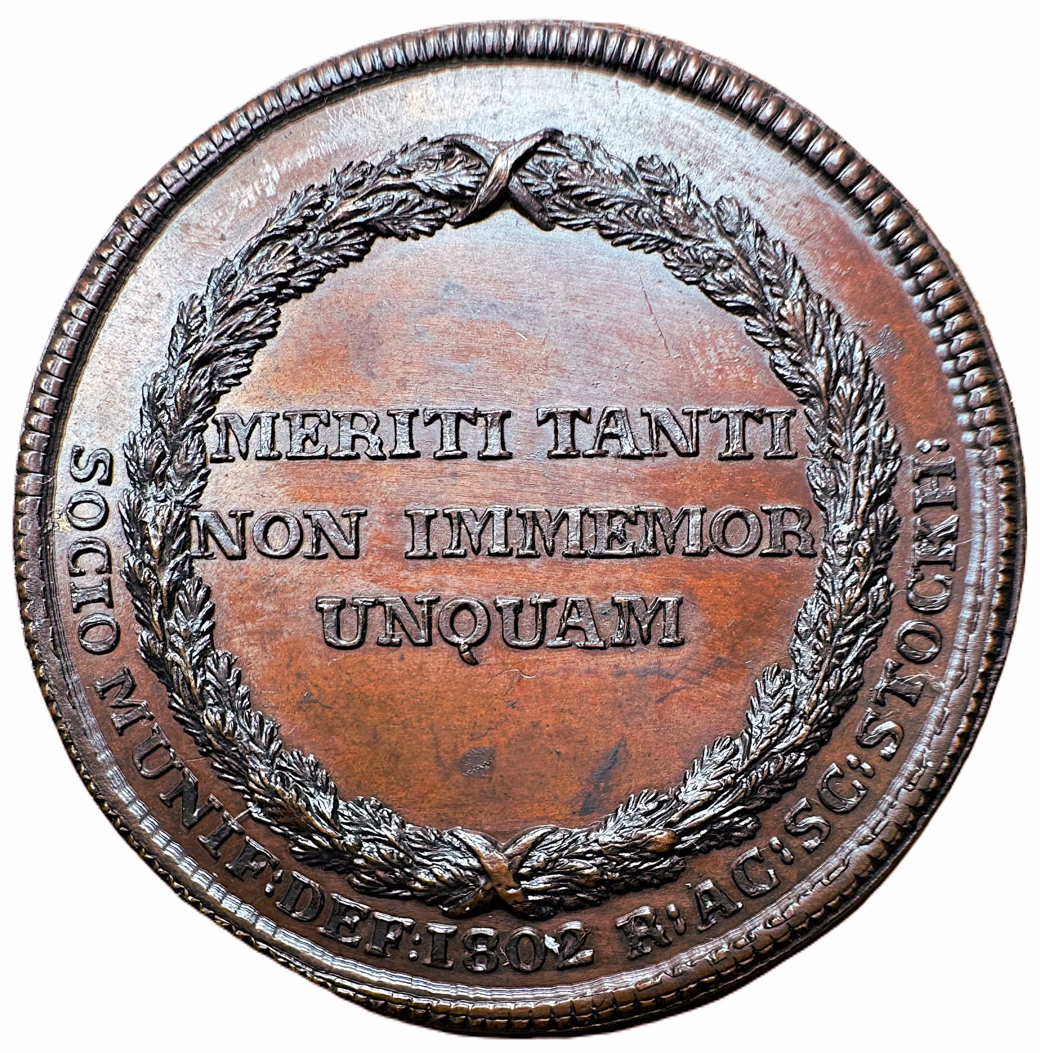 Bengt Ferrner (1724-1802) - Astronom och lärare åt kronprins Gustav (III) - av Lorentz Lunderberg 1803 - Ett underbart praktfullt exemplar