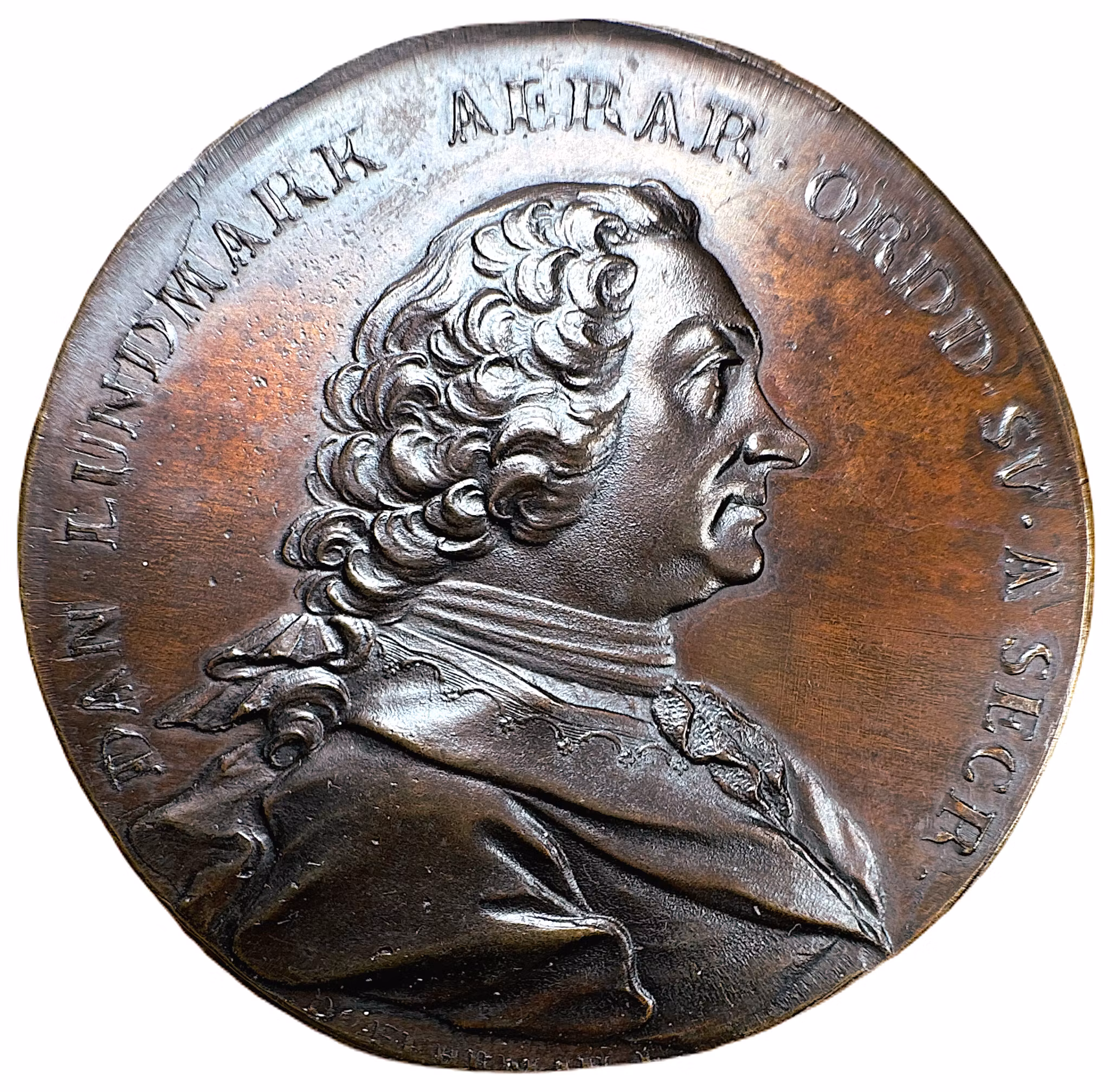 Daniel Lundmark av Daniel Fehrman 1762 - Riksbankens hus på Skeppsbron - Mycket sällsynt