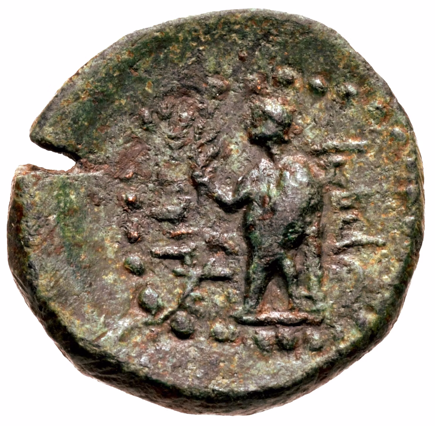 FENICIEN, Marathos. 165-151 f.Kr. Brons 17mm