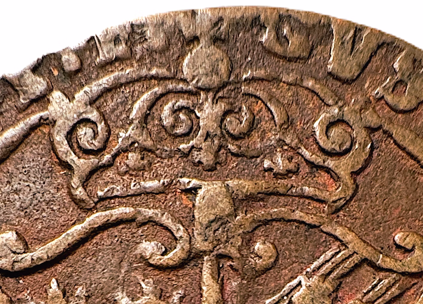 Gustav II Adolf - Säter 1 Öre 1629 med kungakrona 5a - Sällsynt