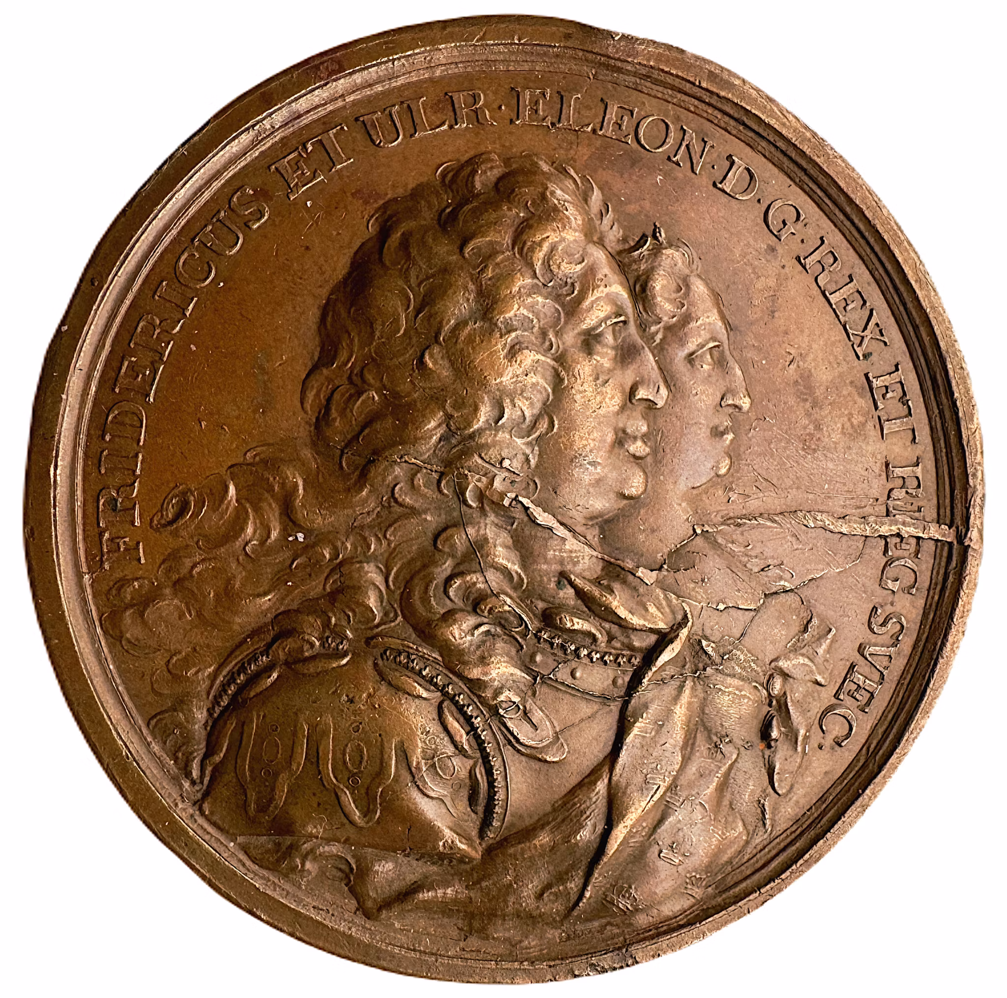 Rikets ständers lyckliga enighet åtsida av Daniel Fehrman & frånsida Johann Carl Hedlinger  (1739) - RRR - Endast detta exemplar noterat i min inventering