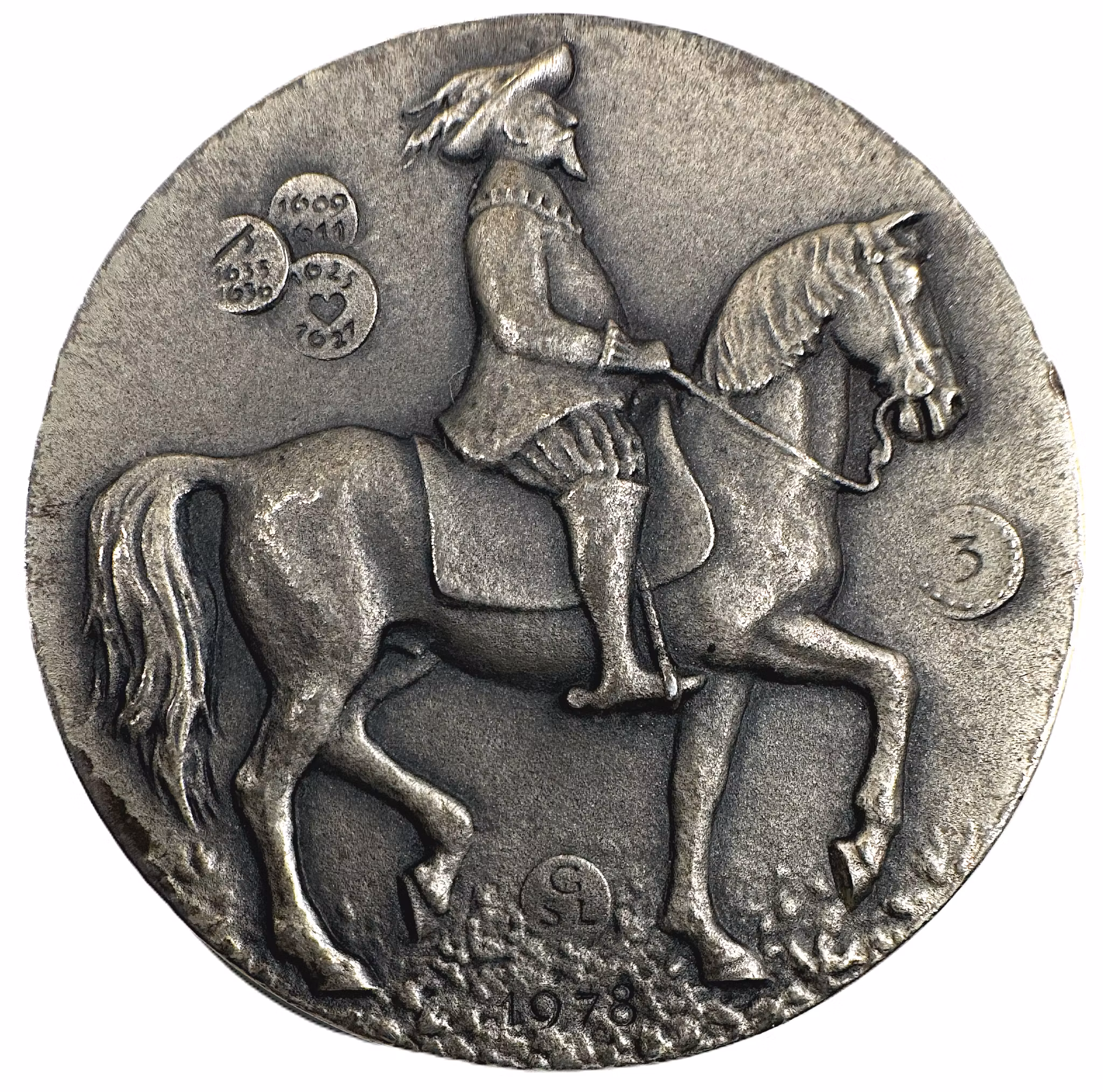 Sveriges numismatiska riksförbund. Göteborg 9:e juni 1978. Slagen av Svenska medaljgillet. Av Gunnel Svensson-Lundkvist