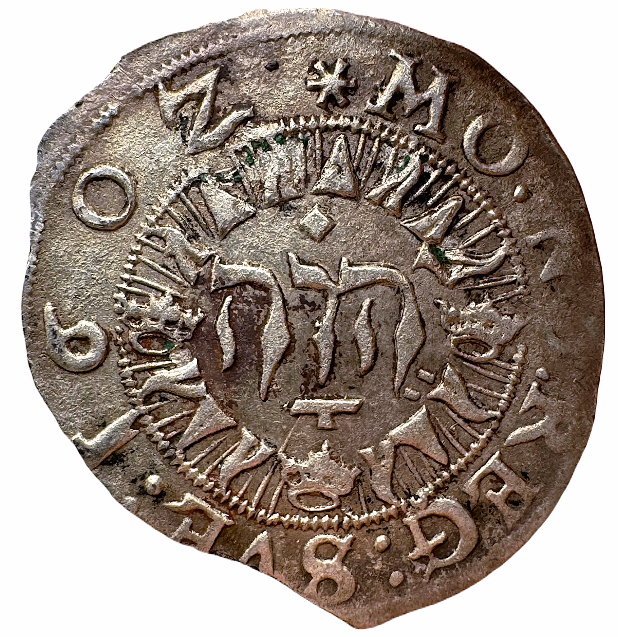 Karl som Riksföreståndare 2 Öre 1602 - Välpräglad med starkt porträtt