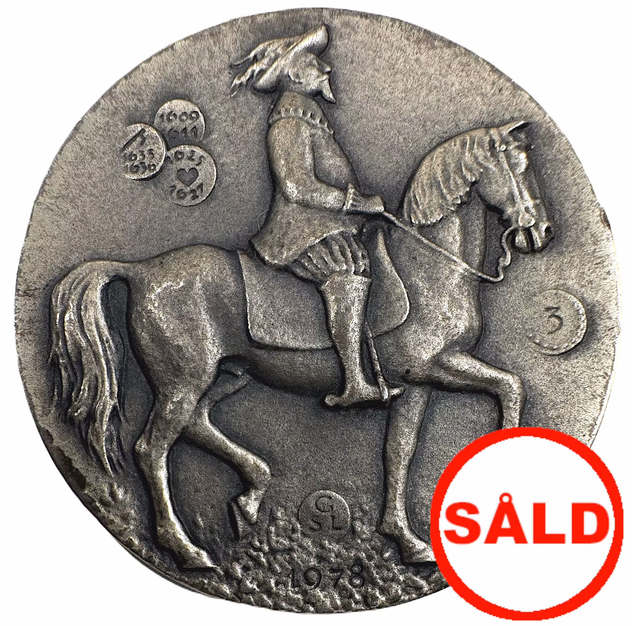 Sveriges numismatiska riksförbund. Göteborg 9:e juni 1978. Slagen av Svenska medaljgillet. Av Gunnel Svensson-Lundkvist