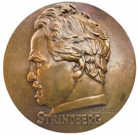 August Strindberg (1849-1912) av Gösta Carell - 100-årsminnet av hans födelse 1949