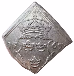 Erik XIV - Gråmunkeholmens myntverk - 16 Öre klipping 1565