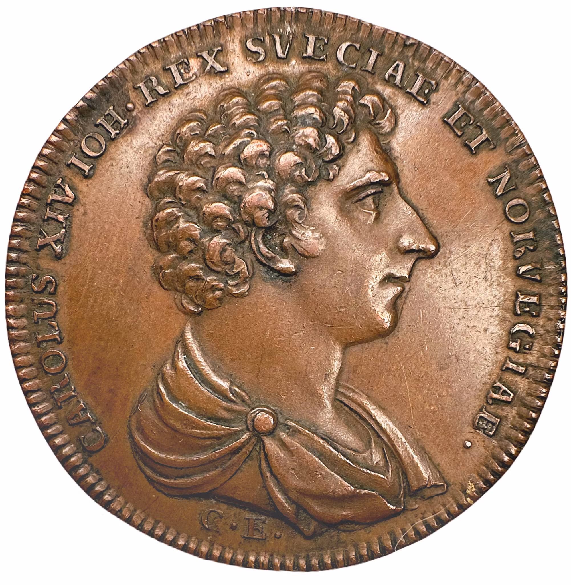 Karl XIV Johan tillträder som konung av Sverige den 5 februari 1818 av Carl Enhörning - Ex. Bonde