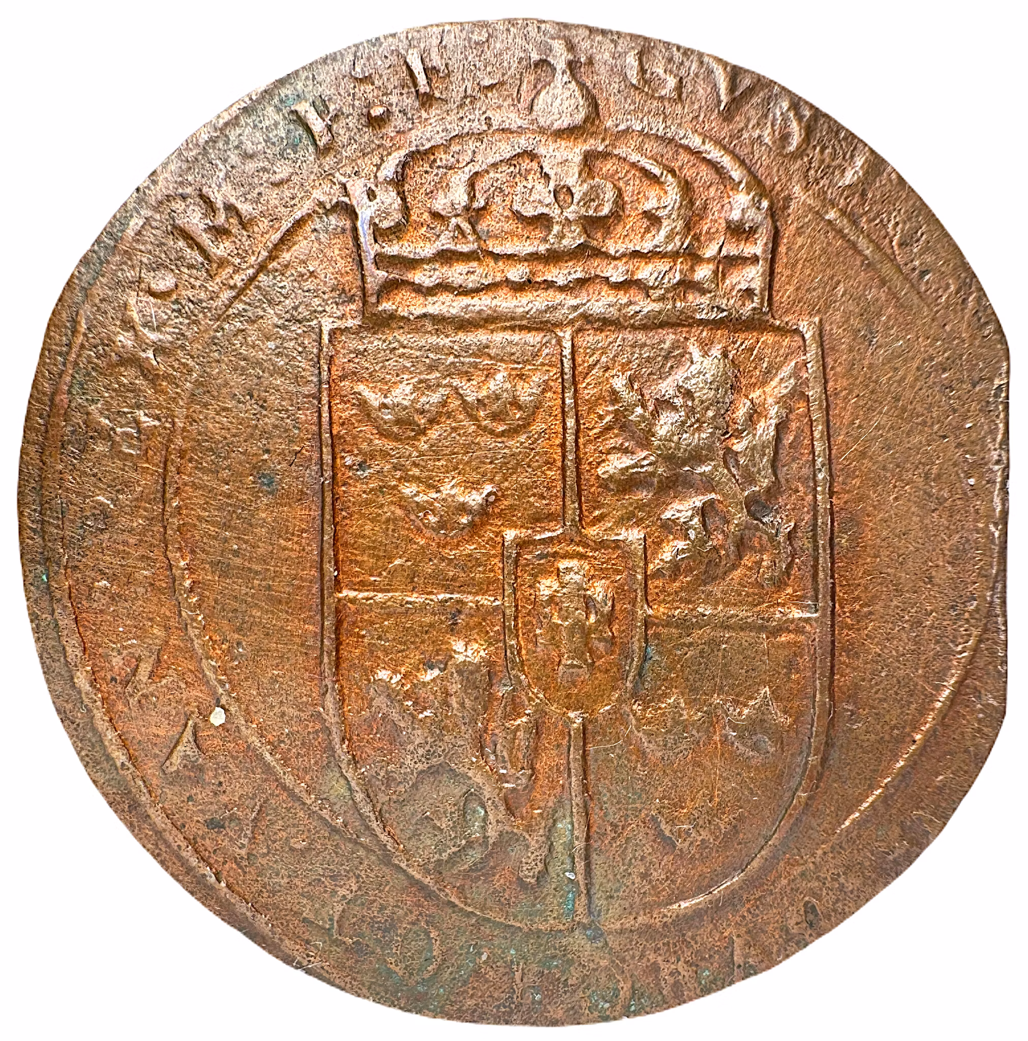 Gustav II Adolf, Säter 1/2 Öre 1631 - TILLTALANDE EXEMPLAR