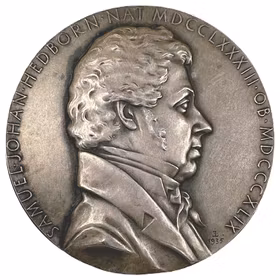 Samuel Hedborn (1783-1849). Präst, skald, graverad av Erik Lindberg 1935 - Präglad i endast 151 exemplar