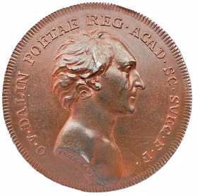 Olof von Dalin (1708-1763) av Carl Gustaf Fehrman 1769 - Poet och kronprins Gustavs (III) lärare