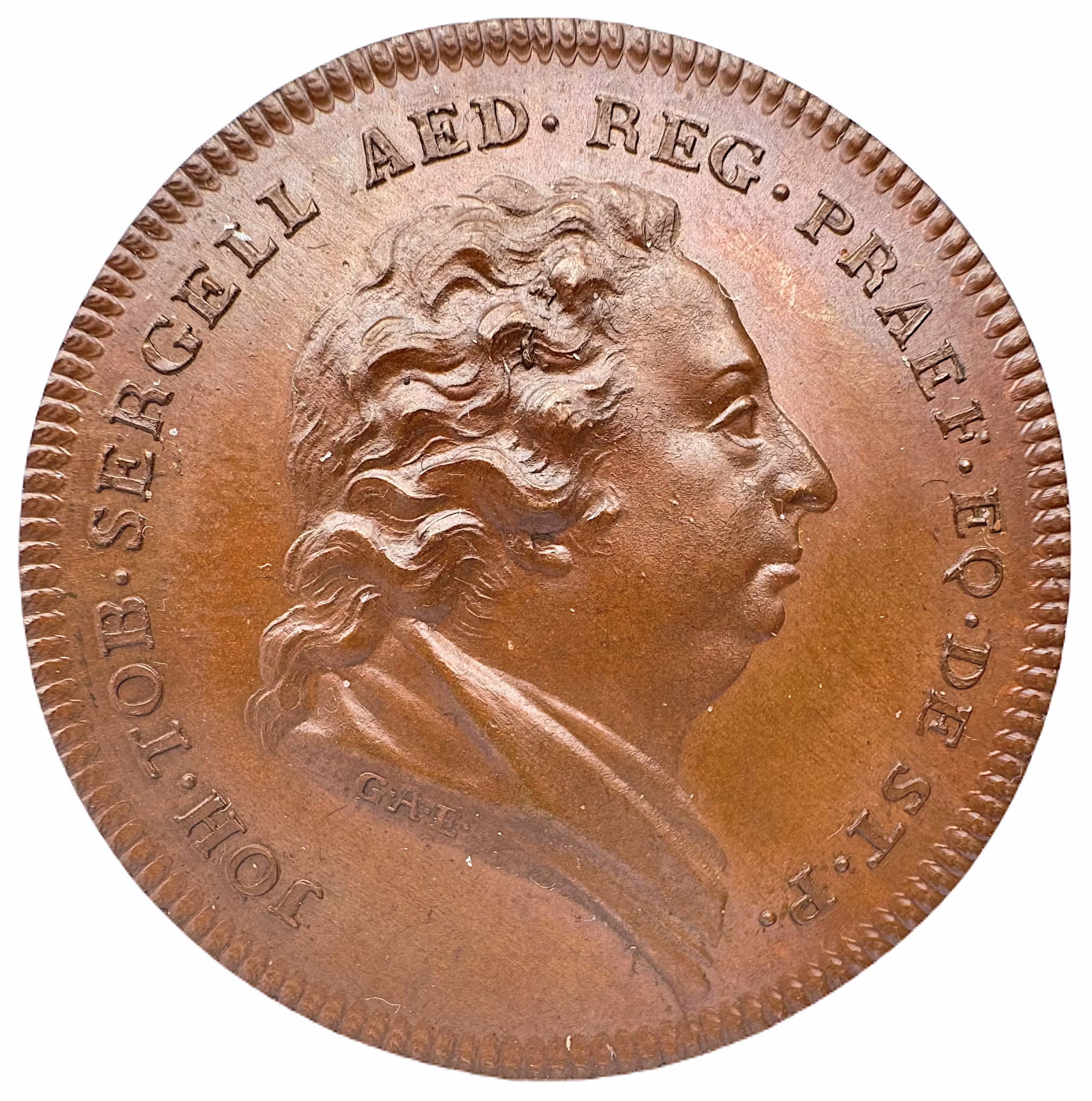 Johan Tobias Sergel (1740-1814). Sveriges främste bildhuggare av Enegren 1815 - Ett underbart toppexemplar