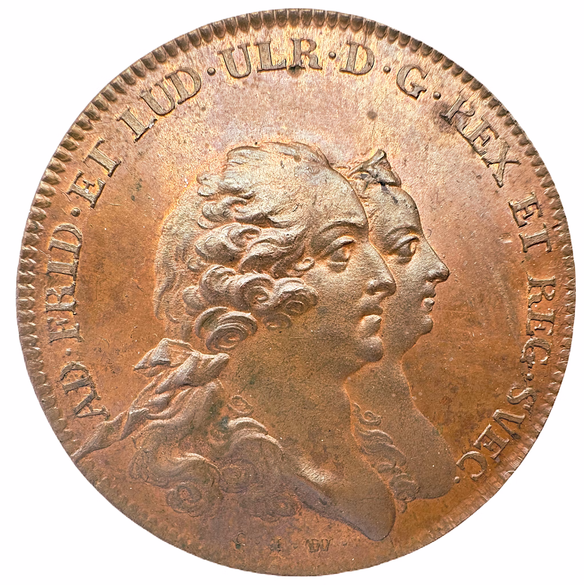 Adolf Fredrik och Lovisa Ulrika - Kronprins Gustav (III) blir som 16-åring myndig 23 mars 1762 av Wikman och Fehrman - Mycket sällsynt