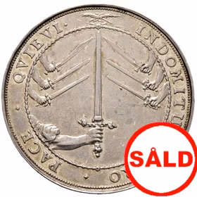 Karl X Gustavs begravning, Riksdaler 1660, medaljpräglad, RRR - PRAKTEXEMPLAR!