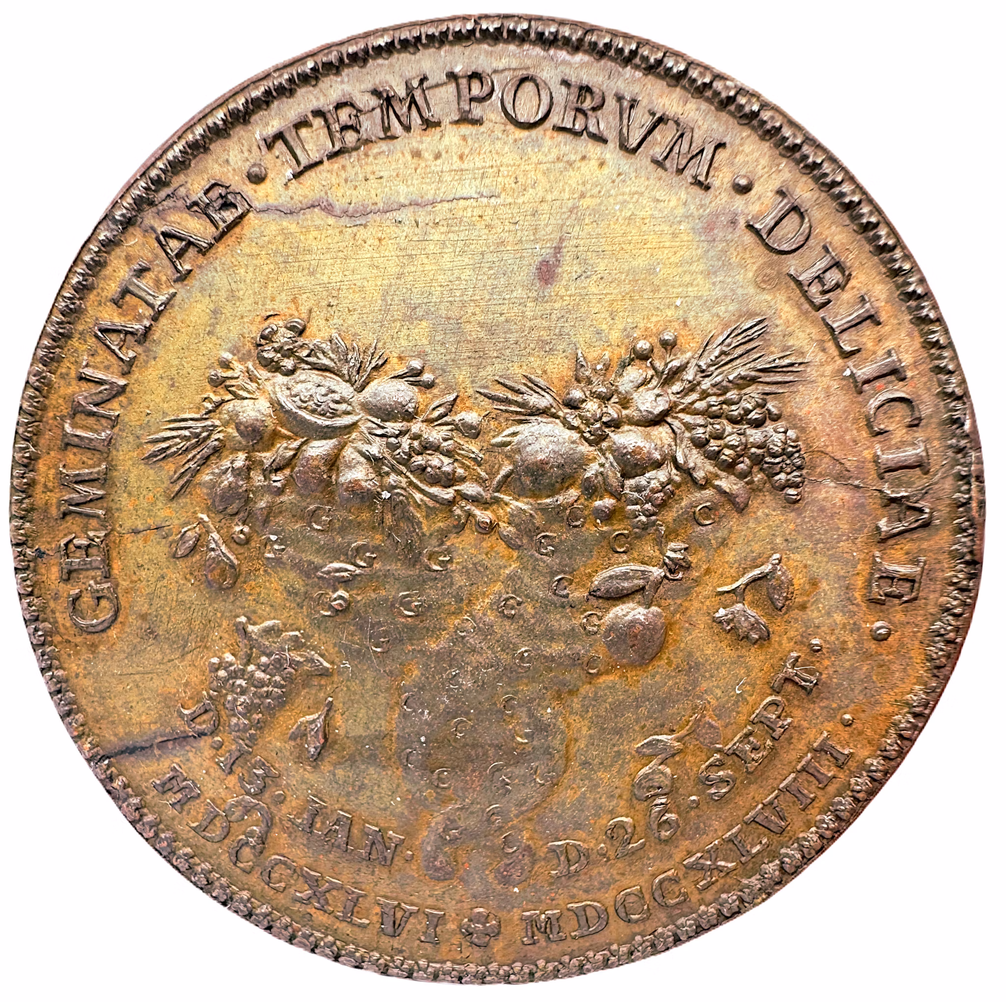 Adolf Fredrik och Lovisa Ulrika -  Med anledning av tronföljarens andre son, prins Karls födelse den 26 september 1748