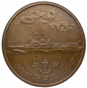 HMS Gotland - Sommarresa 1938. Av A. Ohlson