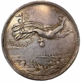 Freden mellan Sverige och Danmark slöts i Lund den 26 september 1679 graverad av Christopher Schneider