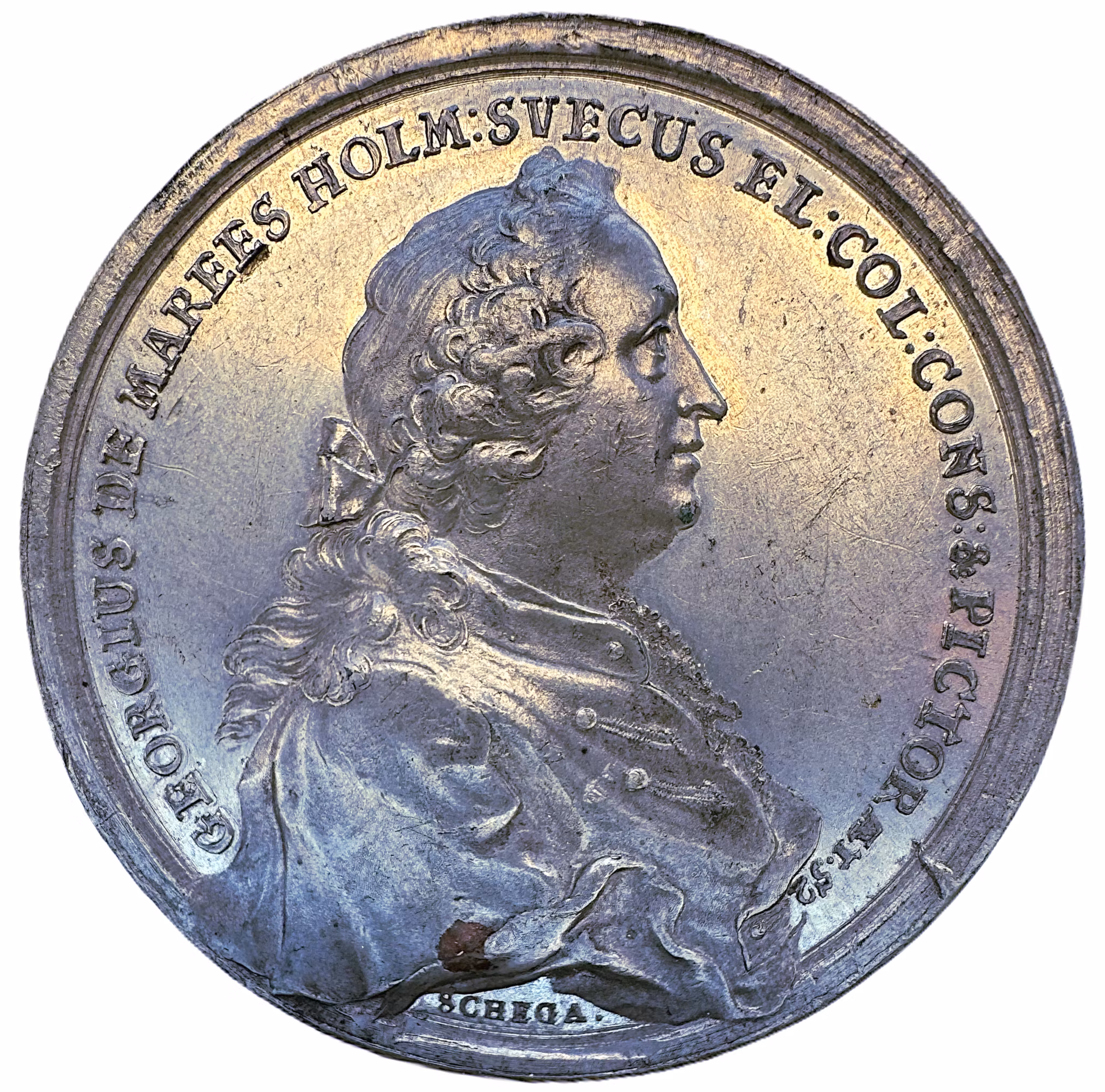 George Desmarées (1697-1776): En framgångsrik porträttmålare med internationell karriär av F. A. Schega - Mycket sällsynt - RRR