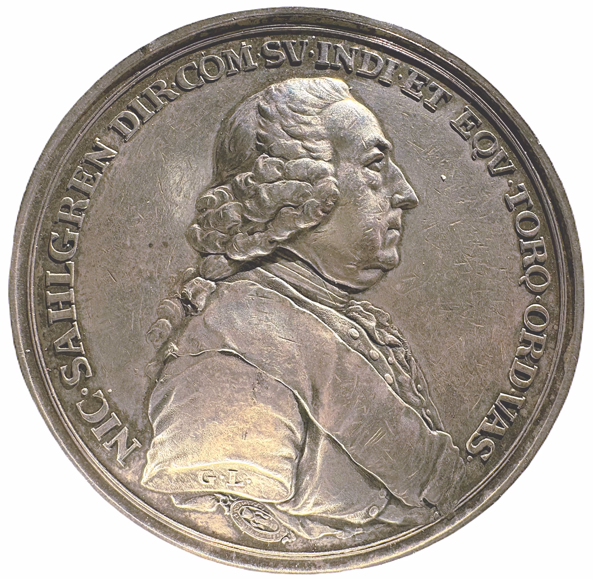 Niklas Sahlgren (1701-1776) av Gustaf Ljungberger 1773 - Direktör för Ostindiska kompaniet