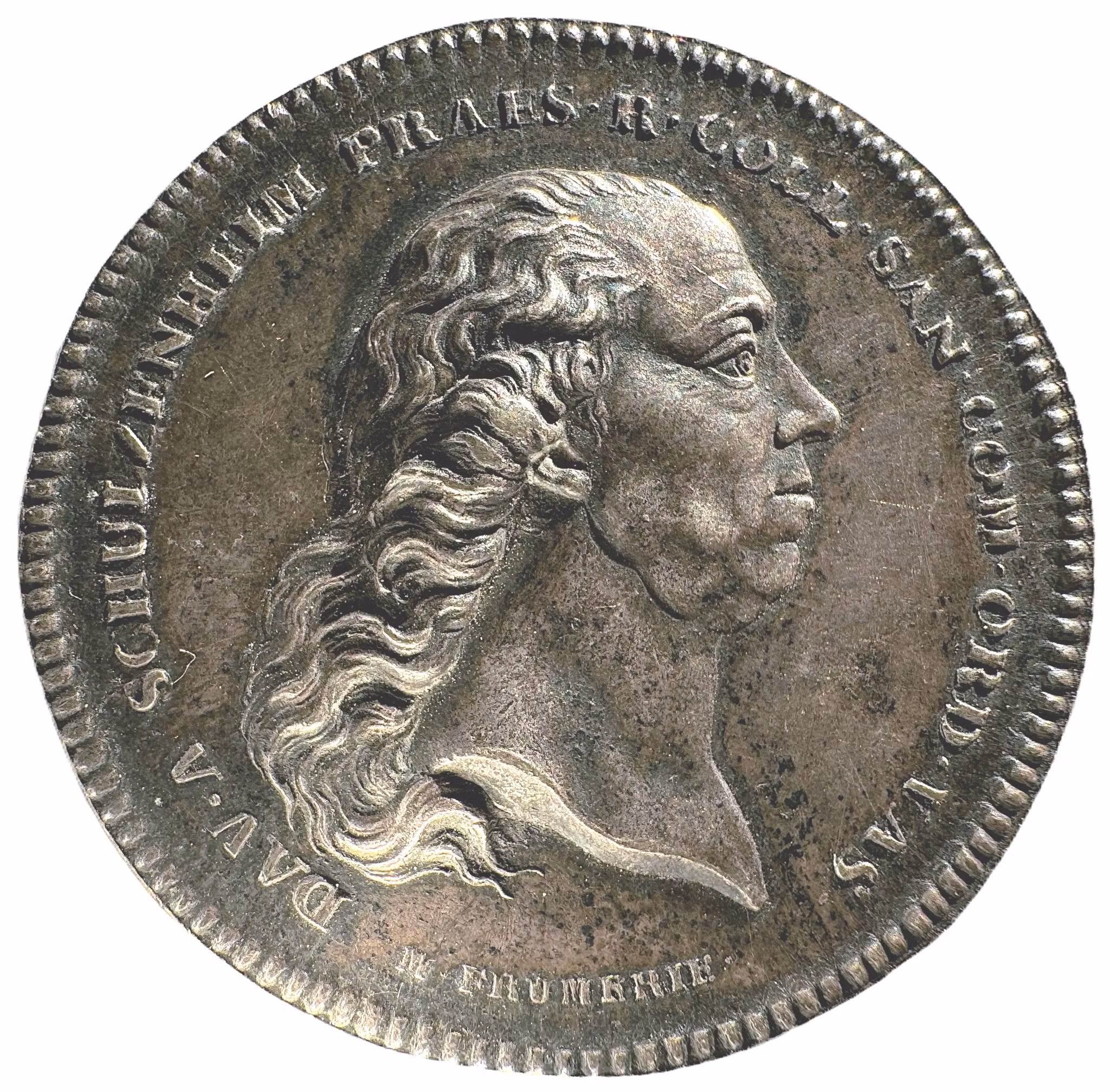 David von Schulzenheim (1732-1823) av Mauritz Frumerie 1814 - Banbrytande läkare som införde smittkoppsympning i Sverige