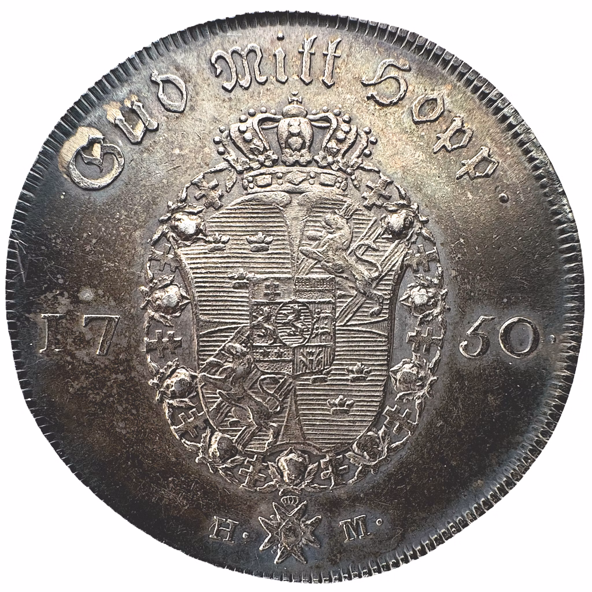 Fredrik I - Riksdaler 1750 - Tilltalande exemplar