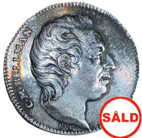 Carl Michael Bellman (1740-1795) av Carl Enhörning ca 1790 - En av Sveriges nationalskalder